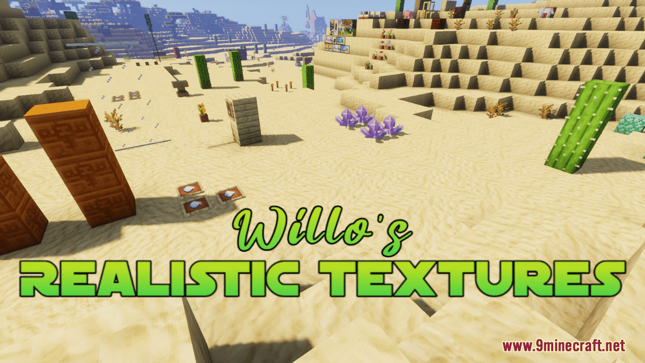 Willo's Realistic Textures Resource Pack (1.19.4, 1.19.2) - Texture Pack 1