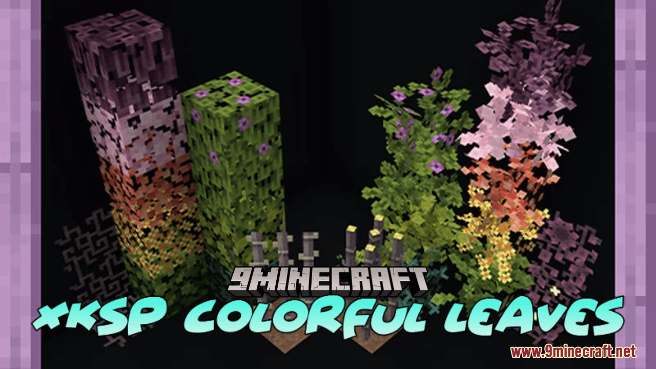 XKSP Colorful Leaves Resource Pack (1.20.6, 1.20.1) - Texture Pack 1