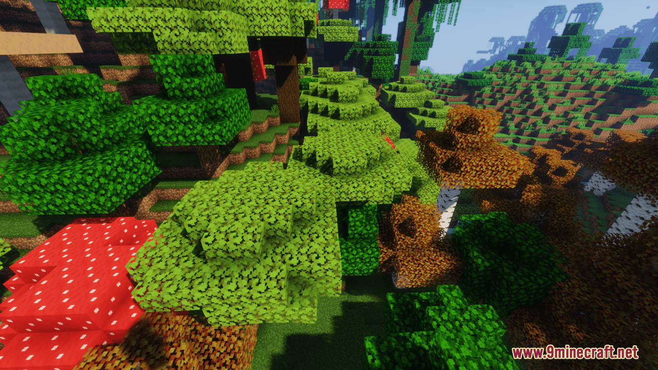 XKSP Colorful Leaves Resource Pack (1.20.6, 1.20.1) - Texture Pack 5