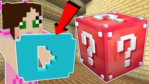 Youtube Lucky Block Mod (1.12.2) – Youtubers, Play Button and More Thumbnail