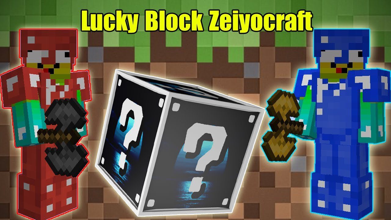 Zeiyocraft Lucky Block Mod (1.12.2) - Ruby, Sapphire, Bronze... 1