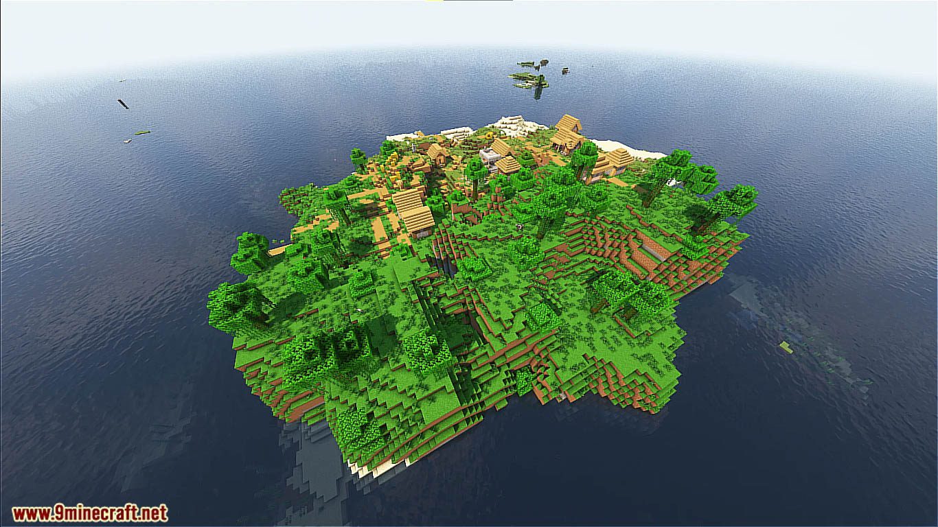 Most Incredible Island With Village Seeds For Minecraft (1.19.4, 1.19.2) - Java Edition 2