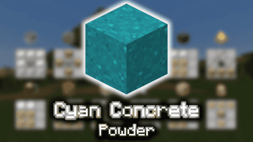 Cyan Concrete Powder – Wiki Guide Thumbnail
