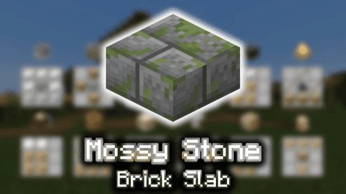 Mossy Stone Brick Slab – Wiki Guide Thumbnail