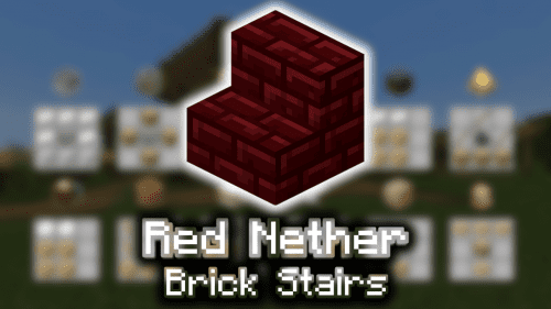 Red Nether Brick Stairs – Wiki Guide Thumbnail