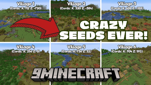 Crazy Minecraft Seeds Ever (1.20.6, 1.20.1) – Java/Bedrock Edition Thumbnail