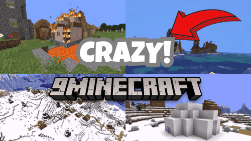 5 Crazy Minecraft Seeds Ever (1.20.6, 1.20.1) – Java/Bedrock Edition Thumbnail