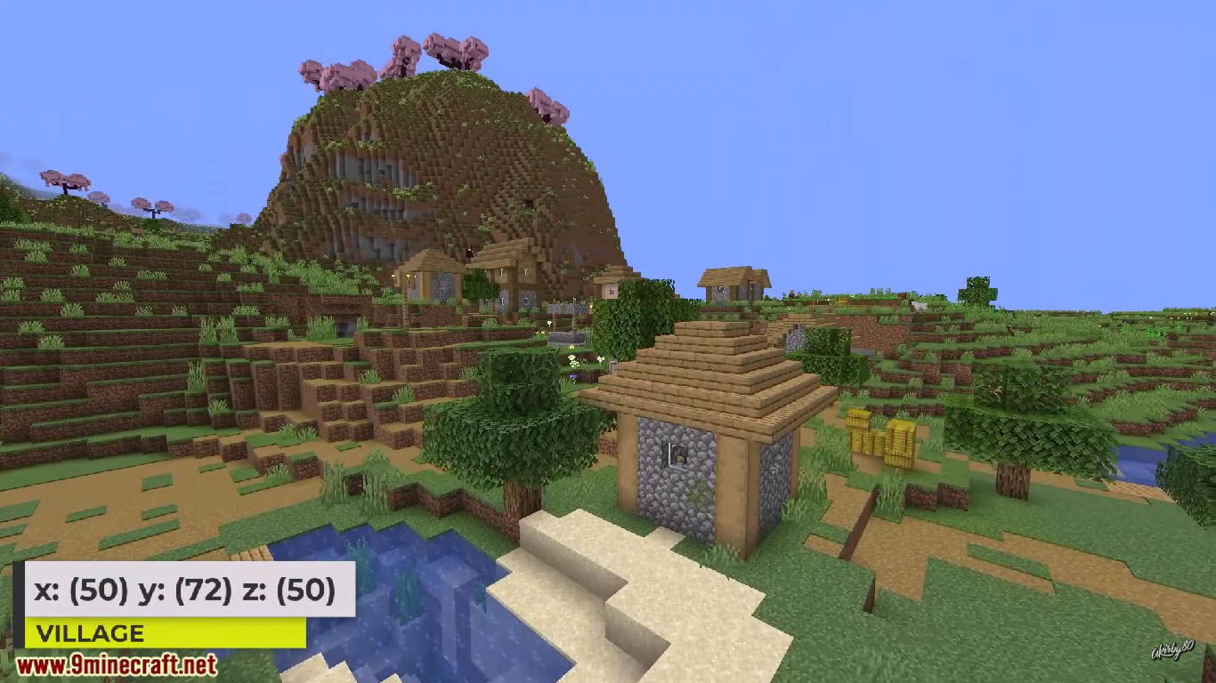 Top 5 Cherry Grove Seeds For Minecraft (1.20.6, 1.20.1) - Java/Bedrock Edition 15