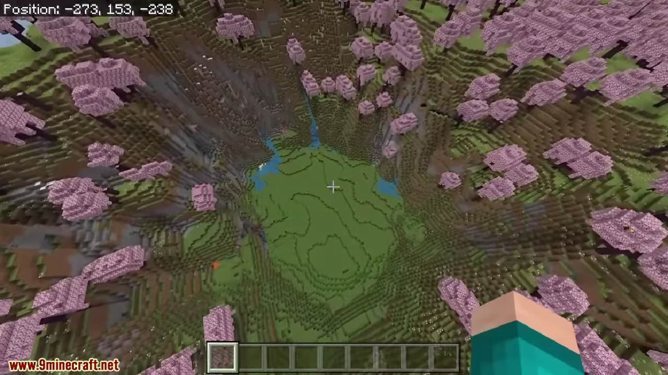 5 Awesome Cherry Biome Near Spawn For Minecraft (1.20.6, 1.20.1) - Bedrock Edition 9