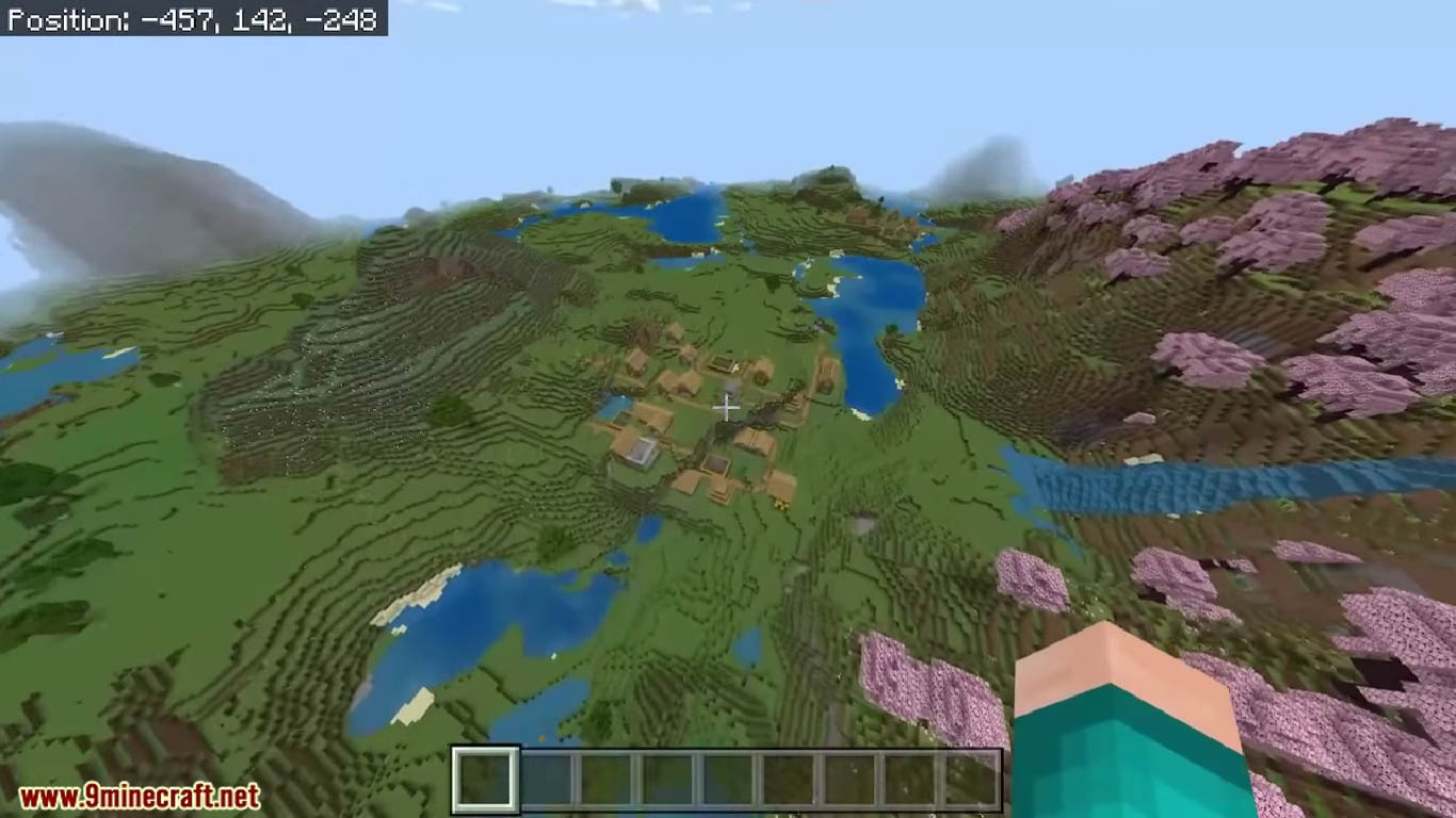 5 Awesome Cherry Biome Near Spawn For Minecraft (1.20.6, 1.20.1) - Bedrock Edition 10