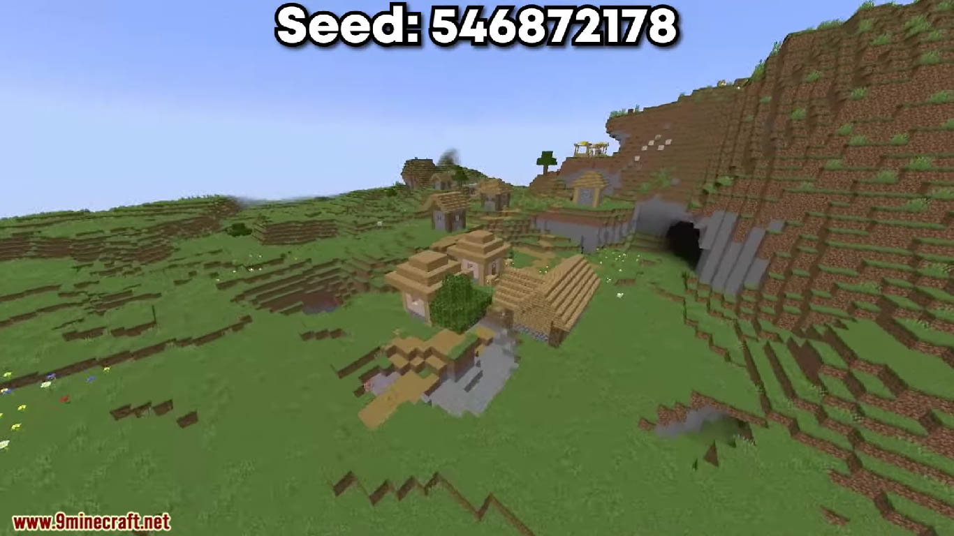 10 Best Plains Biome Seeds for Minecraft (1.20.6, 1.20.1) - Java/Bedrock Edition 3