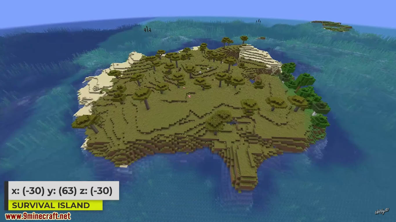 Top 10 Perfect Survival Island Seeds For Minecraft (1.20.6, 1.20.1) - Java/Bedrock 25