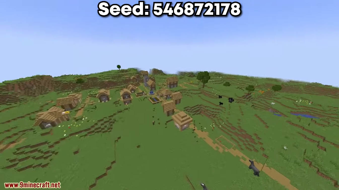 10 Best Plains Biome Seeds for Minecraft (1.20.6, 1.20.1) - Java/Bedrock Edition 4