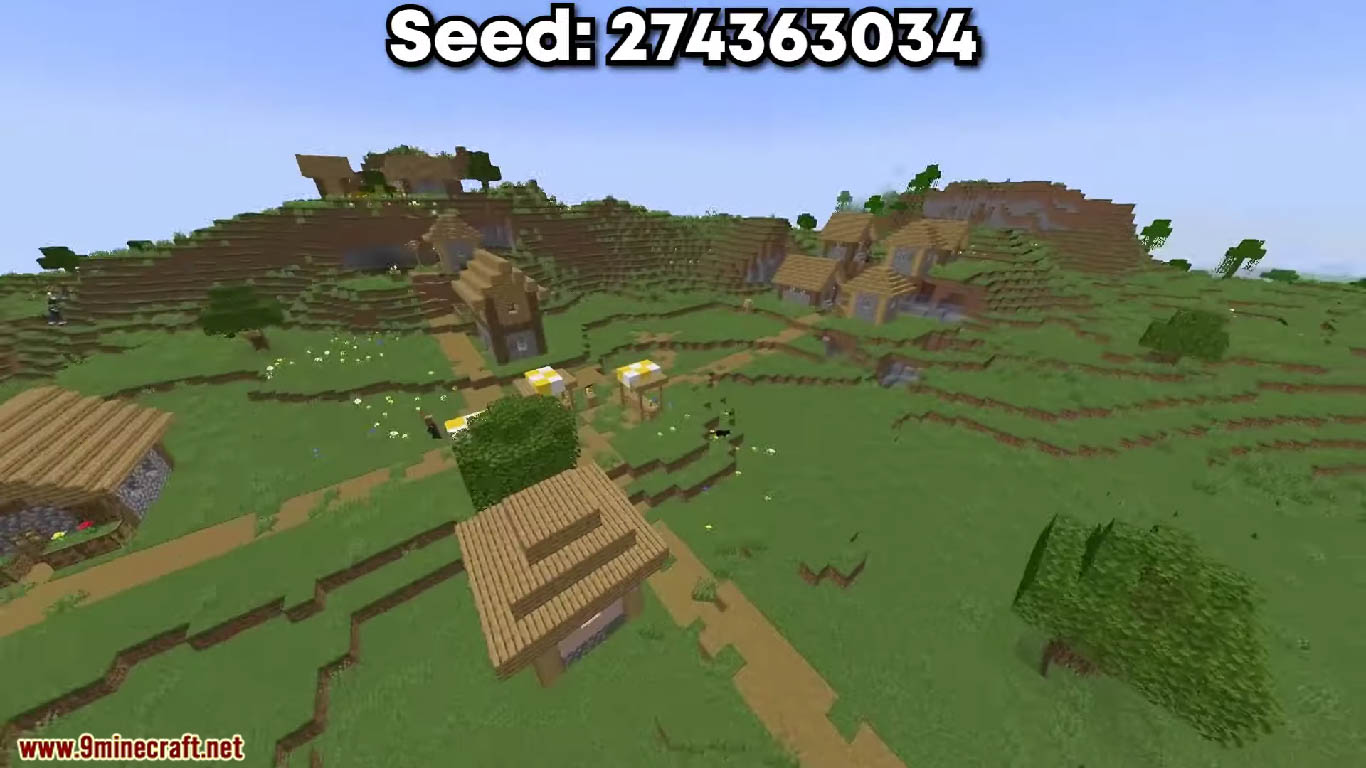 10 Best Plains Biome Seeds for Minecraft (1.20.6, 1.20.1) - Java/Bedrock Edition 5