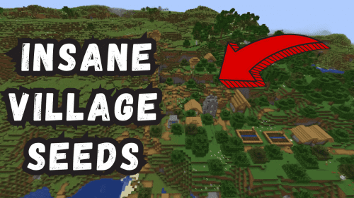 5 Insane Village Seeds For Minecraft (1.19.4, 1.19.2) – Java/Bedrock Edition Thumbnail