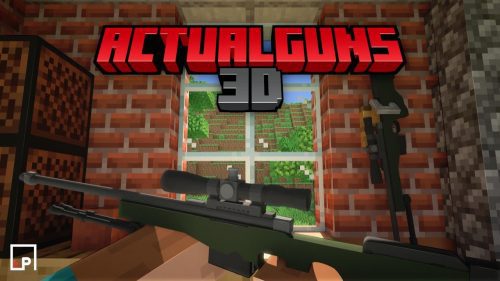 Actual Guns 3D Addon (1.20, 1.19) – Modern Warfare, AWP, Barrett, Benelli Thumbnail