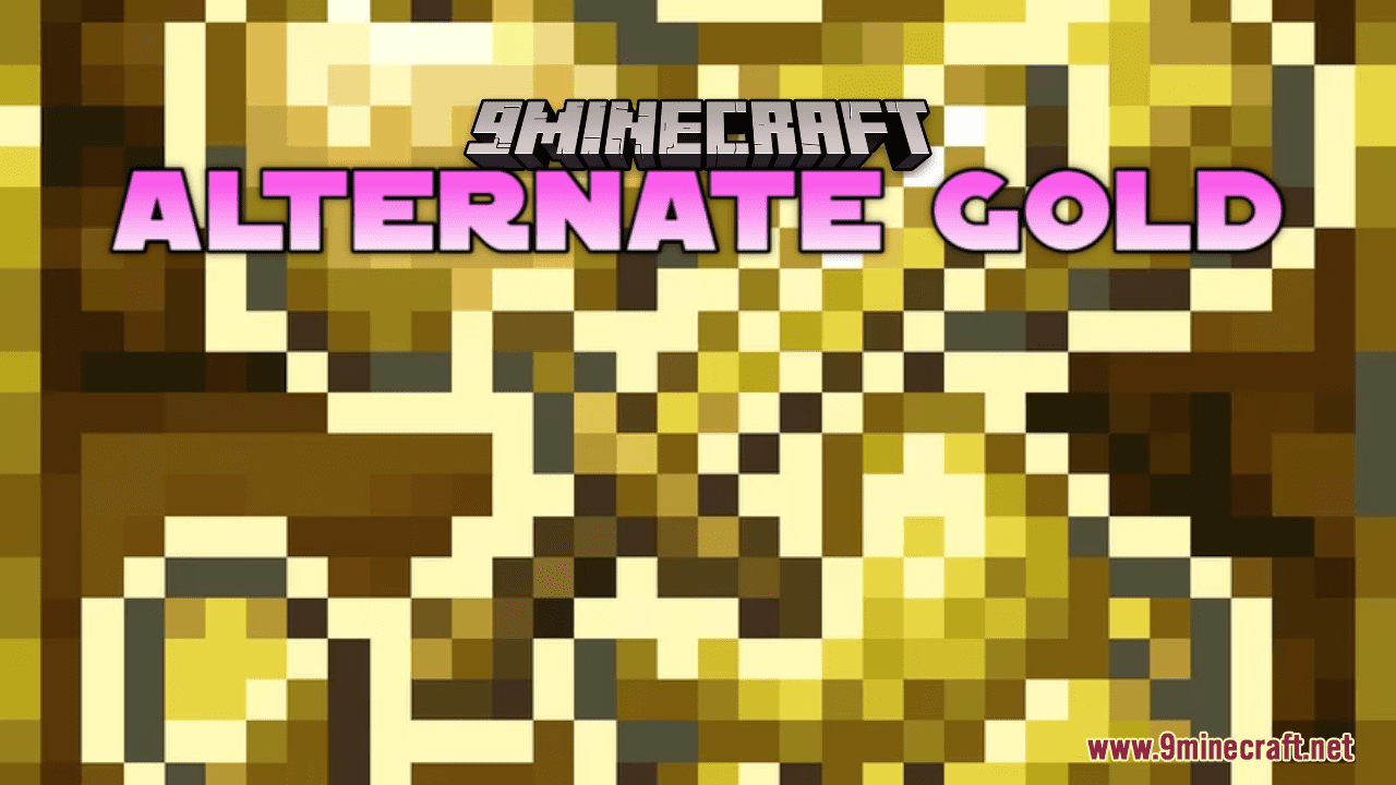 Alternate Gold Resource Pack (1.20.6, 1.20.1) - Texture Pack 1