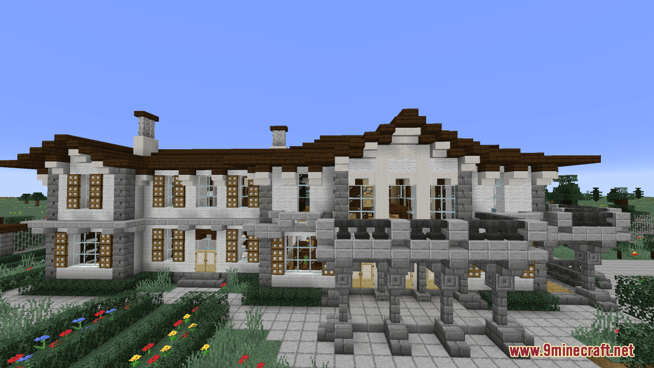 American Mansion Map (1.21.1, 1.20.1) - Perfect For A Family 3