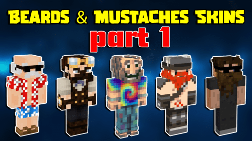 Top 20 Minecraft Skins with Beards & Mustaches In 2023 [Part 1] Thumbnail