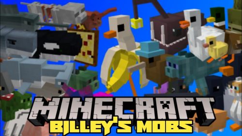 Billey’s Mobs Addon (1.20, 1.19) – MCPE/Bedrock Mod Thumbnail