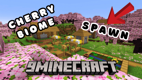 5 Awesome Cherry Biome Near Spawn For Minecraft (1.20.6, 1.20.1) – Bedrock Edition Thumbnail