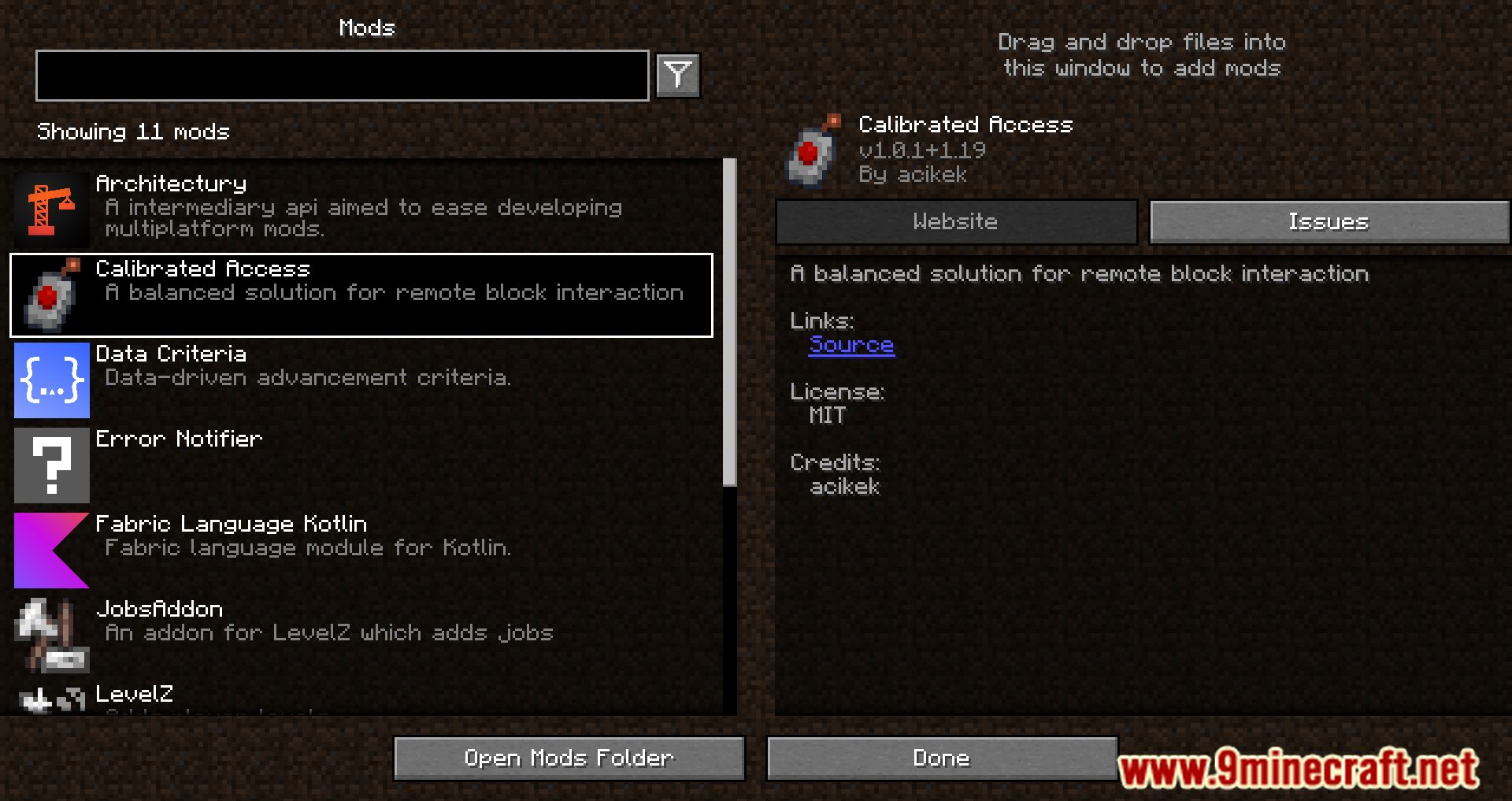 Calibrated Access Mod (1.20.1, 1.19.4) - Allow Players To Calibrate With A Block 2