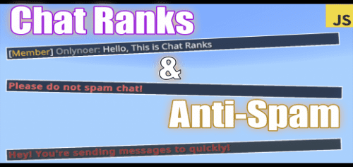 Chat Ranks & Anti-Spam Addon (1.20) – MCPE/Bedrock Mod Thumbnail