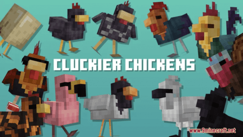 Cluckier Chickens Resource Pack (1.20.6, 1.20.1) – Texture Pack Thumbnail