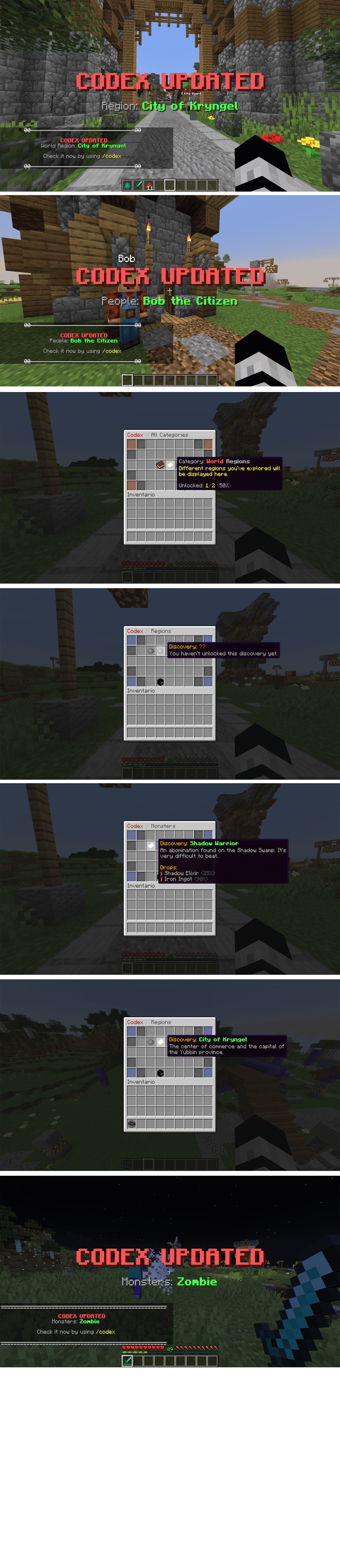 Codex Plugin (1.20.1, 1.19.4) – Spigot 2