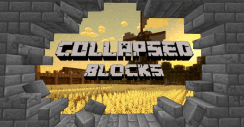 Collapsed Blocks Addon (1.20, 1.19) – MCPE/Bedrock Mod Thumbnail