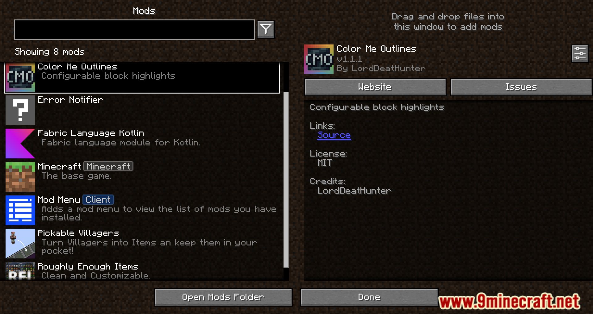 Color Me Outlines Mod (1.20.1, 1.19.4) - Configure The Size And Color Of The Block Highlight 2