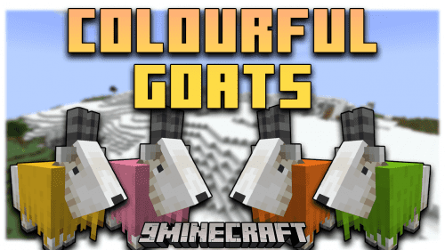 Colourful Goats Mod (1.20.6, 1.20.1) – Dye Your Goats Thumbnail