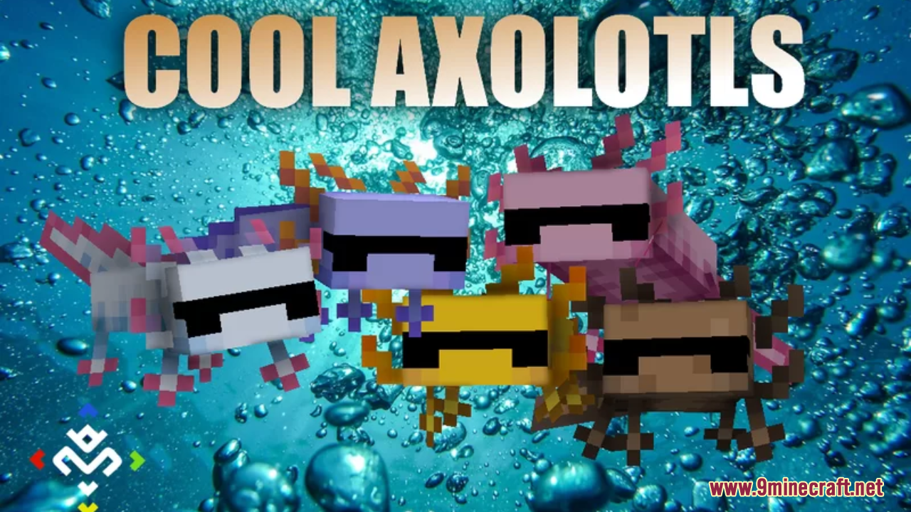 Cool Axolotls Resource Pack (1.20.6, 1.20.1) - Texture Pack 1