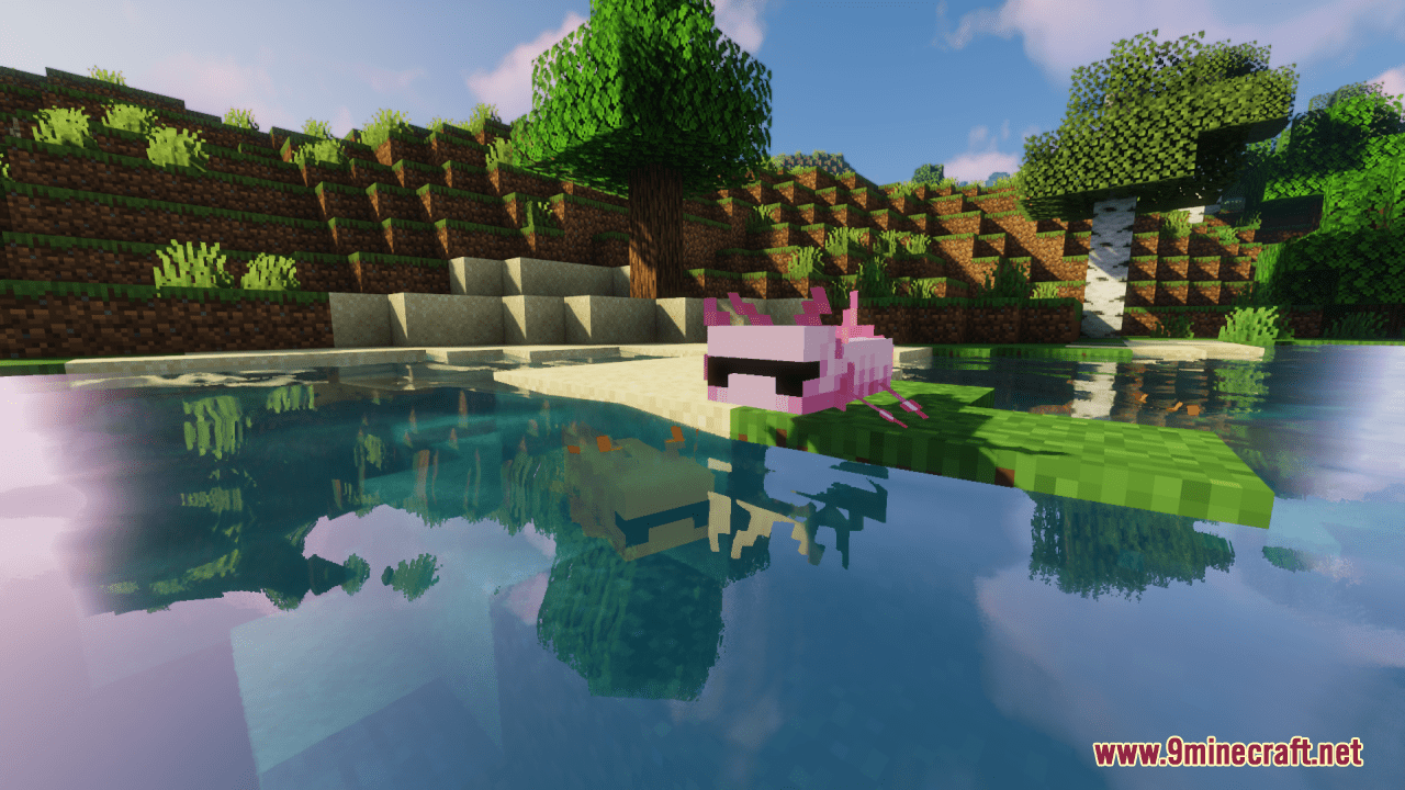 Cool Axolotls Resource Pack (1.20.6, 1.20.1) - Texture Pack 6