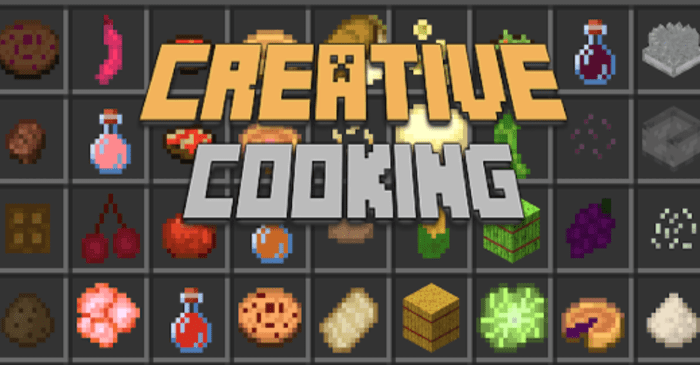 Creative Cooking Addon (1.20) - MCPE/Bedrock 1