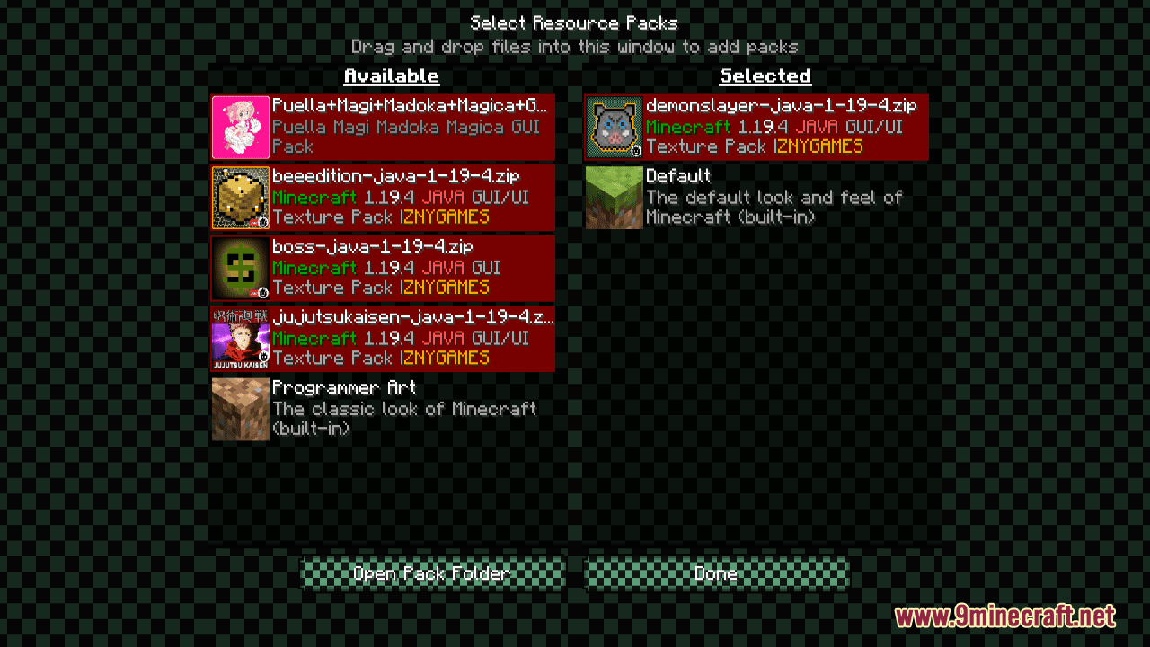 DEMON SLAYER Resource Pack (1.20.4, 1.19.4) - Texture Pack 2