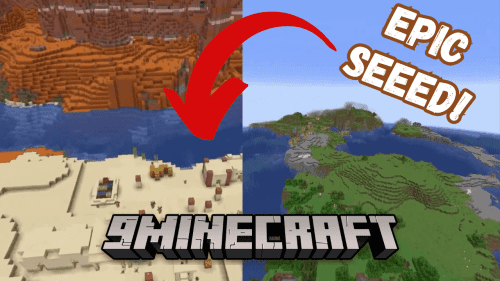 Top 5 Epic Village Seeds For Minecraft (1.20.6, 1.20.1) – Java/Bedrock Edition Thumbnail