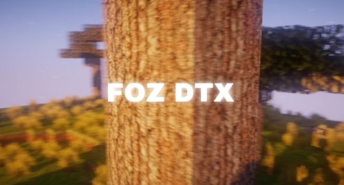 FOZ DTX Texture Pack (1.20, 1,19) – MCPE/Bedrock Thumbnail