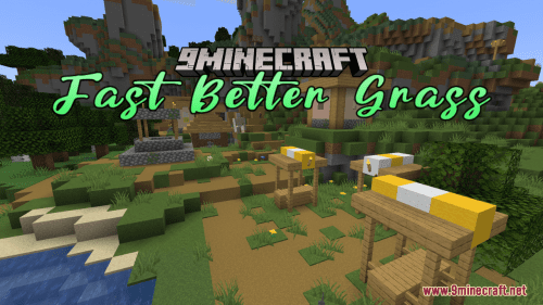 Fast Better Grass Resource Pack (1.21.1, 1.20.1) – Texture Pack Thumbnail