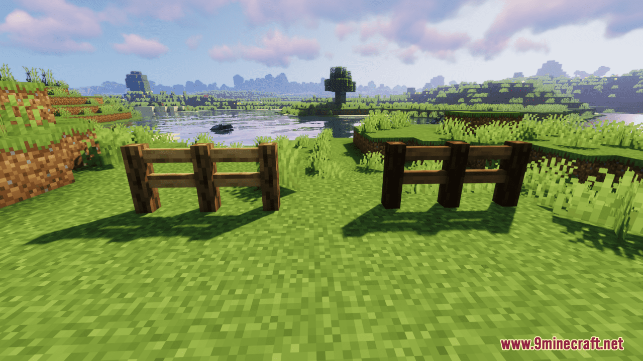 Fences+ Resource Pack (1.20.6, 1.20.1) - Texture Pack 3