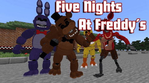 Five Nights At Freddy’s Addon (1.19) – MCPE/Bedrock Mod Thumbnail