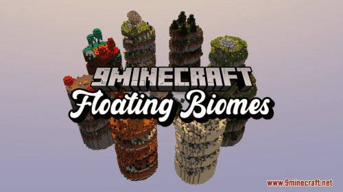 Floating Biomes Map (1.21.1, 1.20.1) – A Sky-High Parkour Adventure Thumbnail