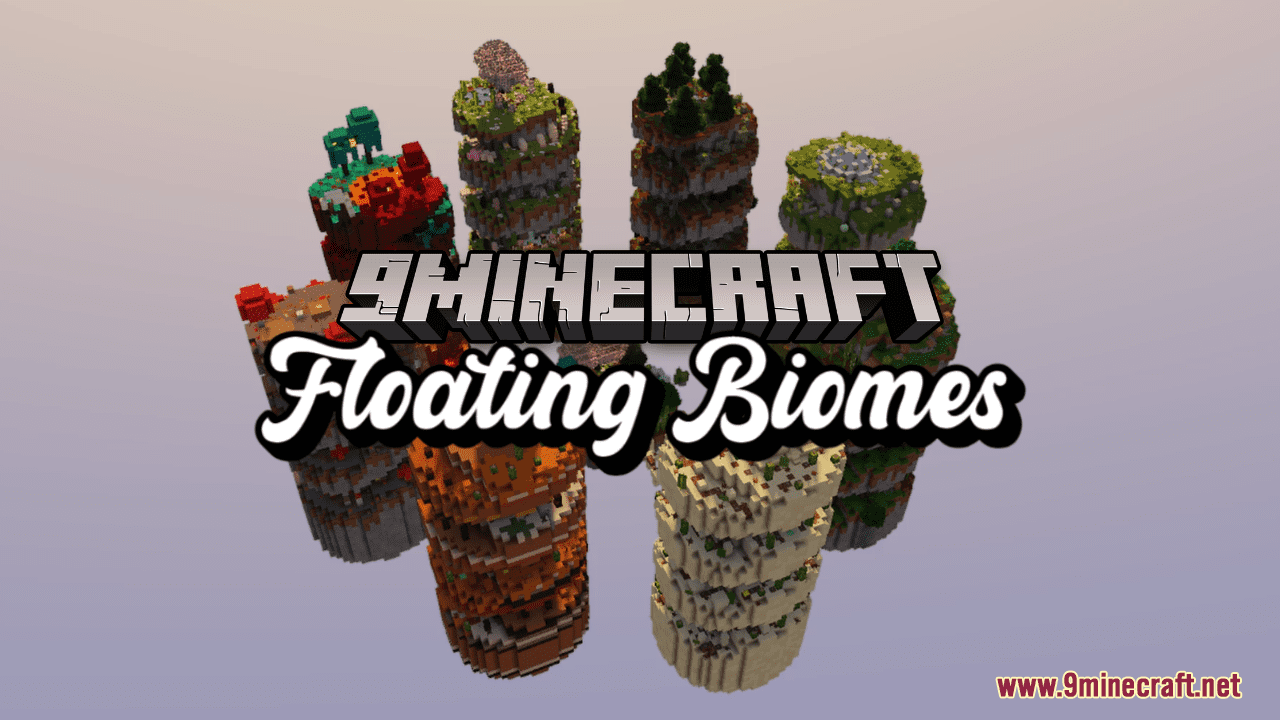 Floating Biomes Map (1.21.1, 1.20.1) - A Sky-High Parkour Adventure 1