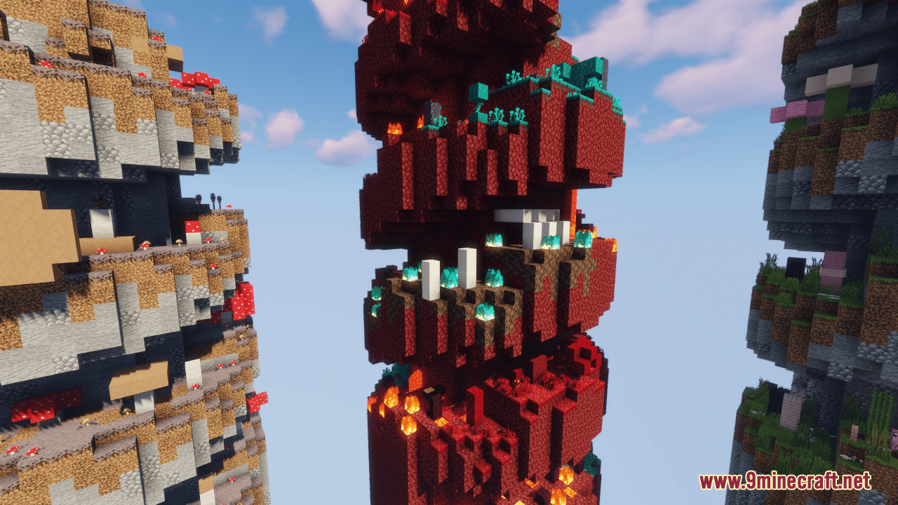 Floating Biomes Map (1.21.1, 1.20.1) - A Sky-High Parkour Adventure 8