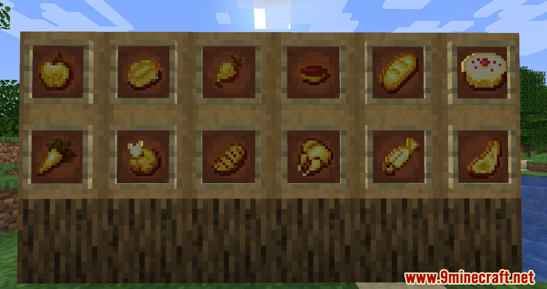 Golden Foods! Mod (1.20.4, 1.19.2) - Food Wrapped In Gold!!! 3