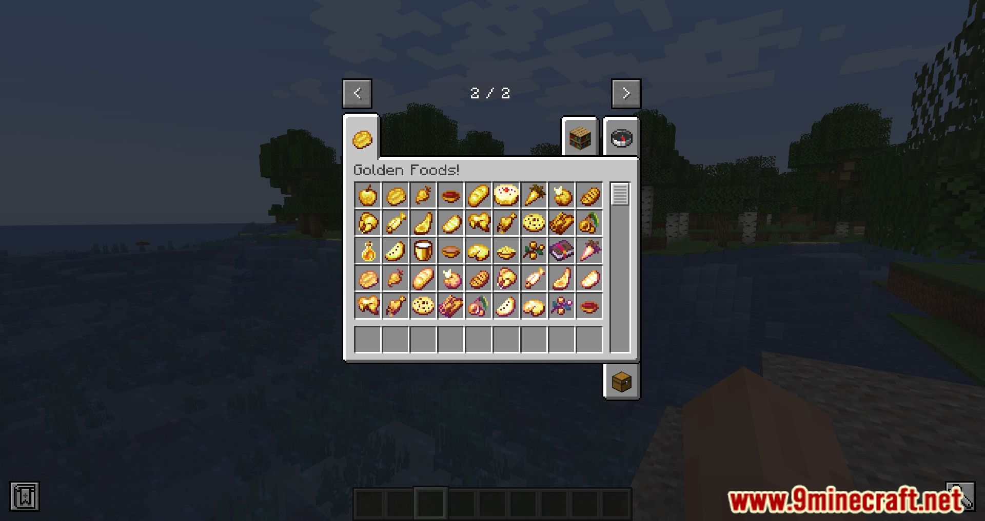 Golden Foods! Mod (1.20.4, 1.19.2) - Food Wrapped In Gold!!! 5