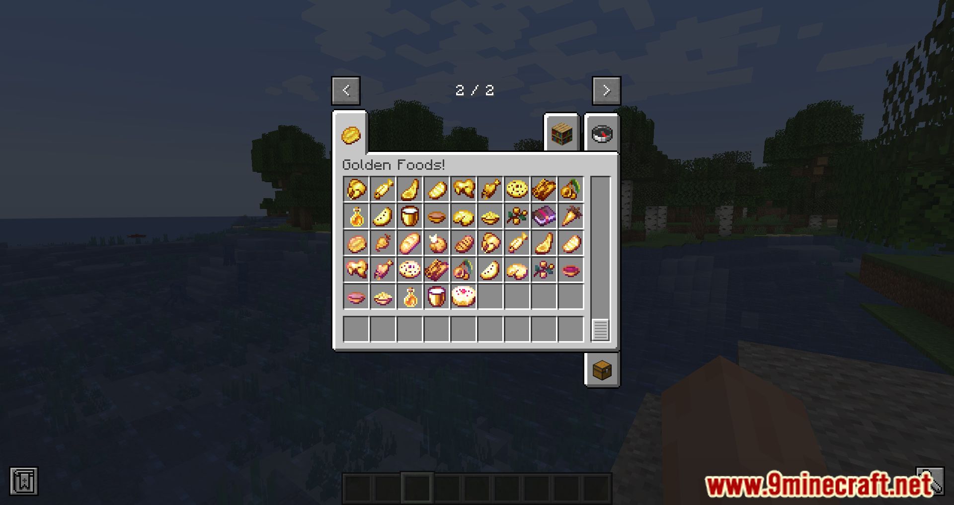 Golden Foods! Mod (1.20.4, 1.19.2) - Food Wrapped In Gold!!! 6