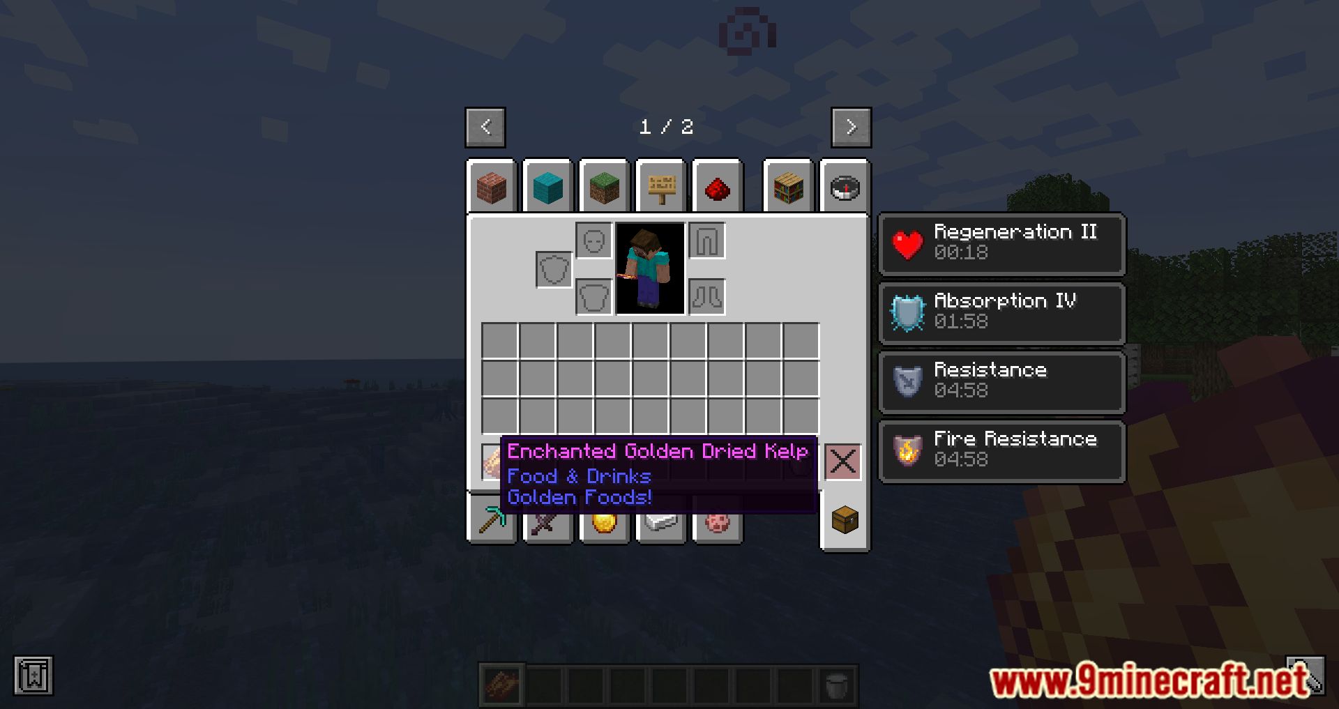 Golden Foods! Mod (1.20.4, 1.19.2) - Food Wrapped In Gold!!! 12