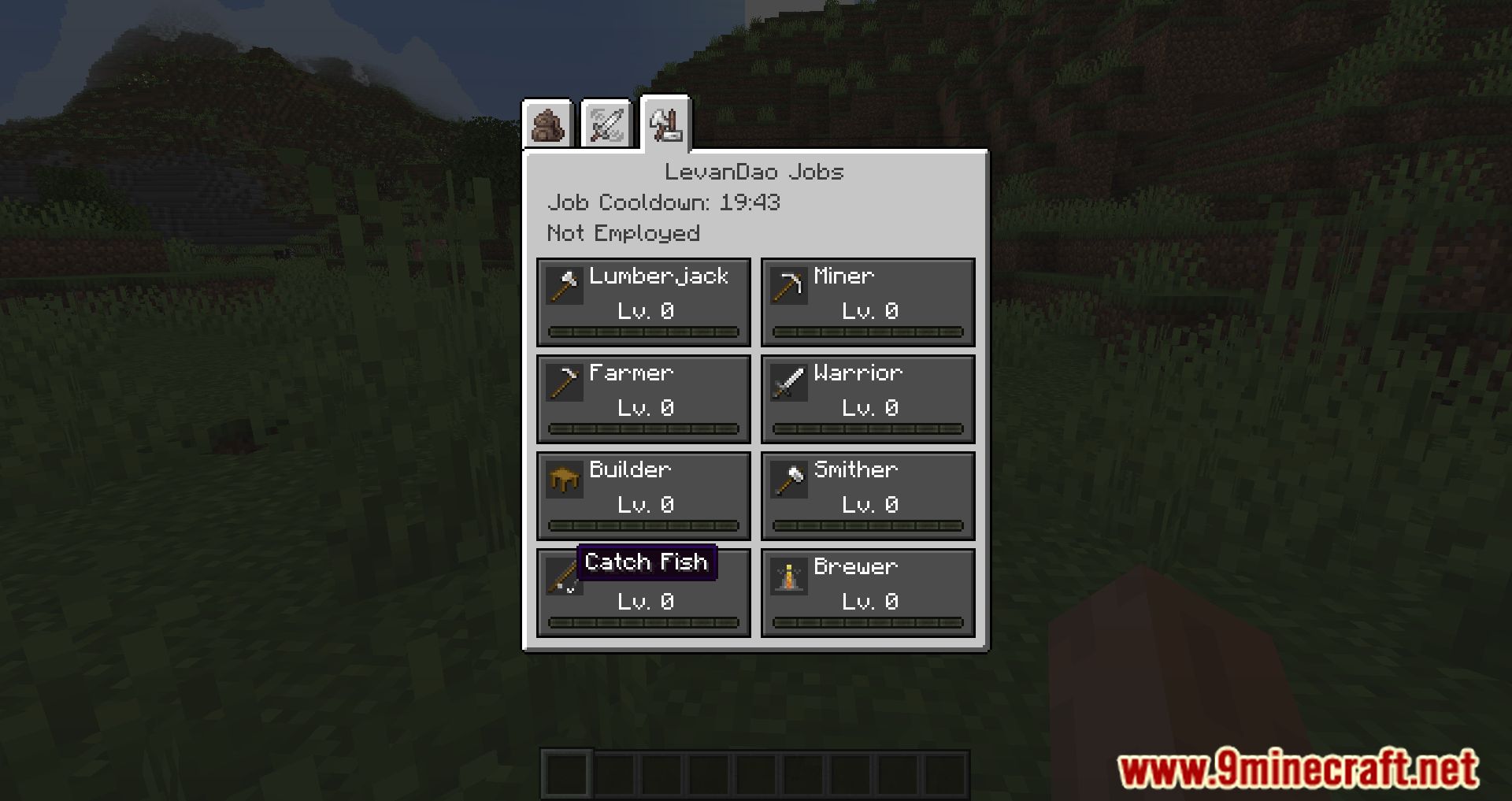 Jobs Addon Mod (1.20.1, 1.19.2) - Gain Levelz Experience! 8