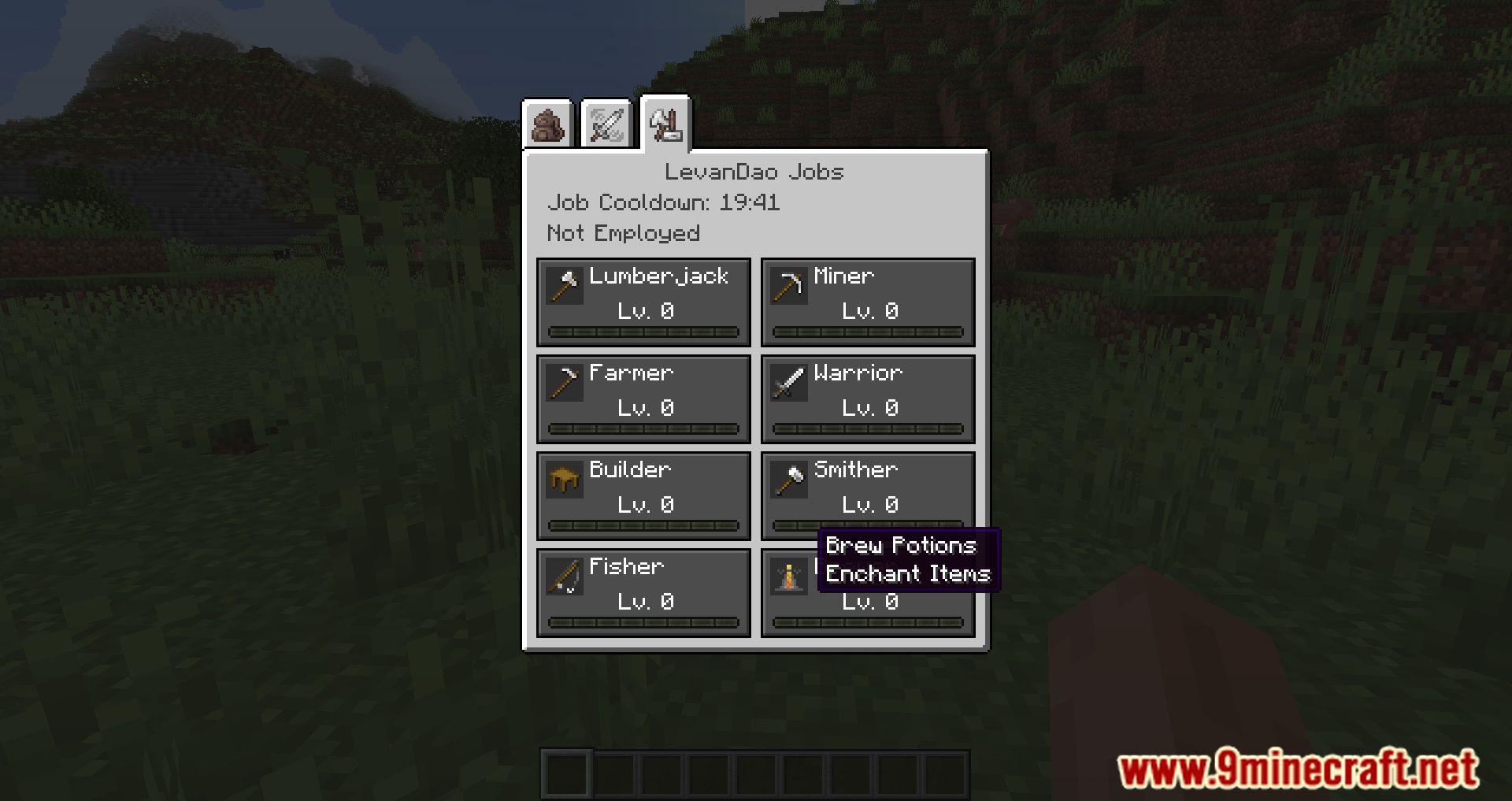 Jobs Addon Mod (1.20.1, 1.19.2) - Gain Levelz Experience! 9